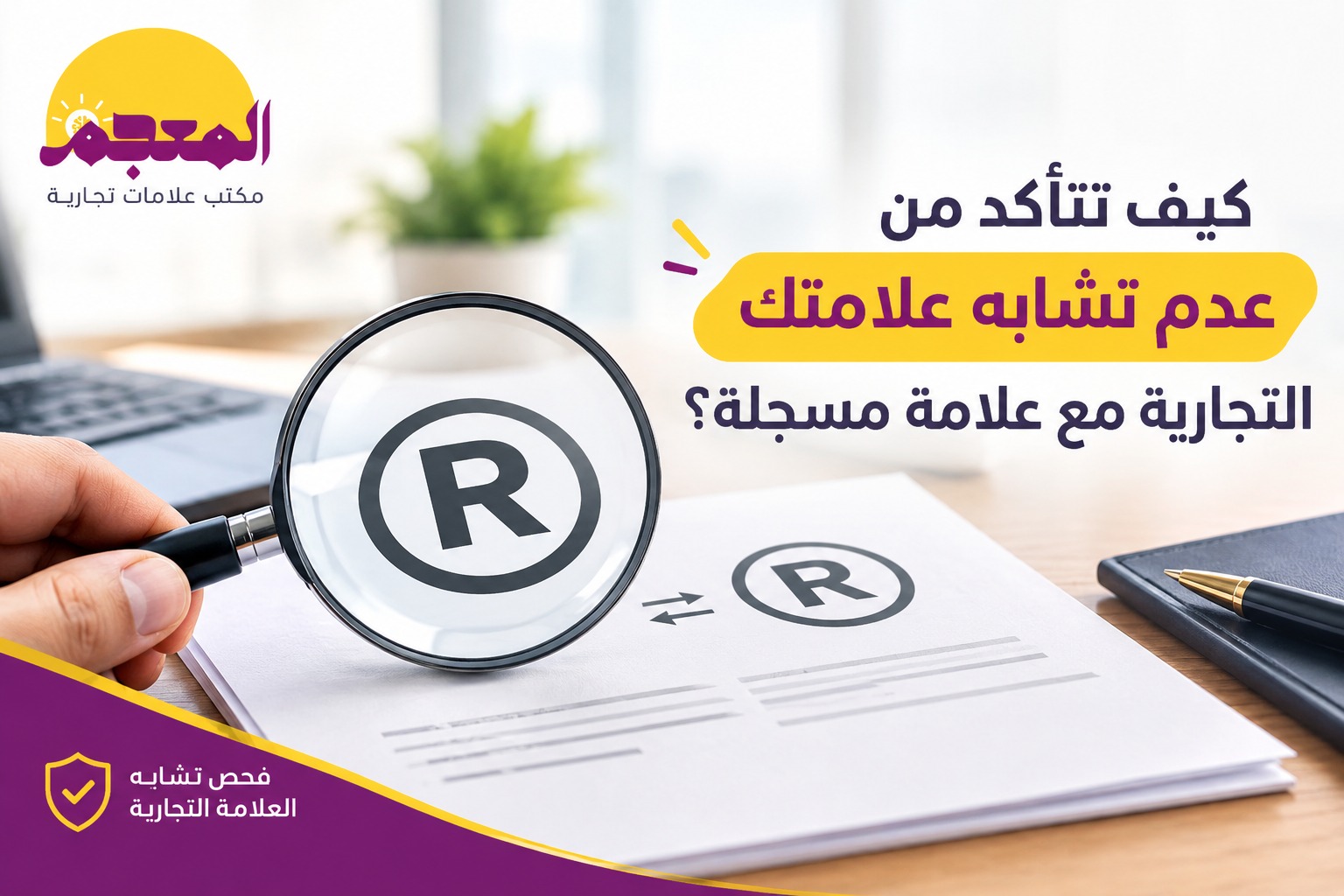 فحص تشابه العلامة التجارية قبل التسجيل في السعودية